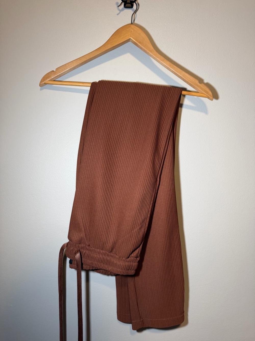 Fashion Nova Men's Corduroy Drawstring Pants - Brown